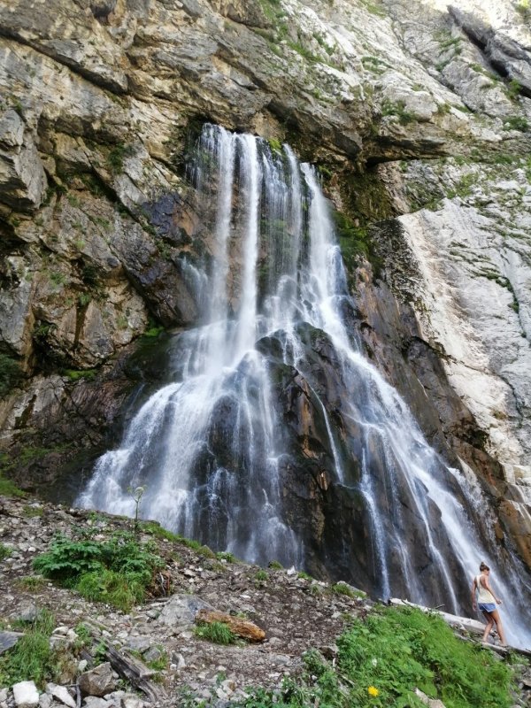 Гегский водопад зимой