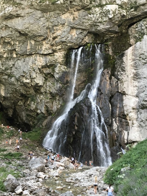 Гегский водопад зима