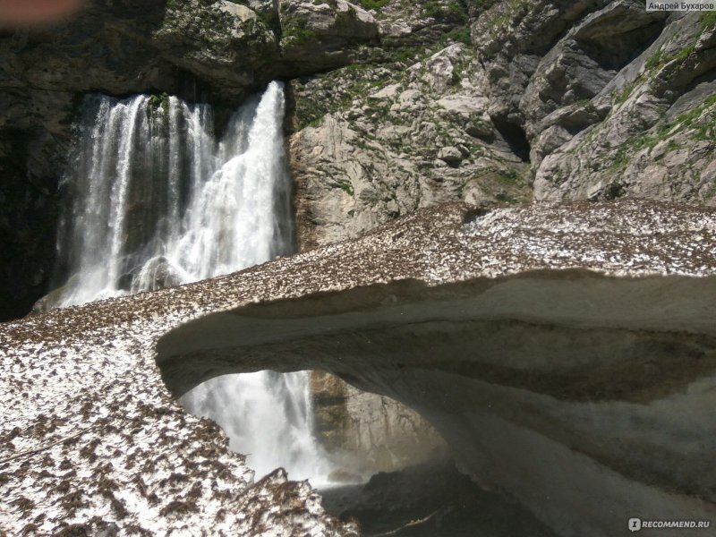 Абхазия водопады зима