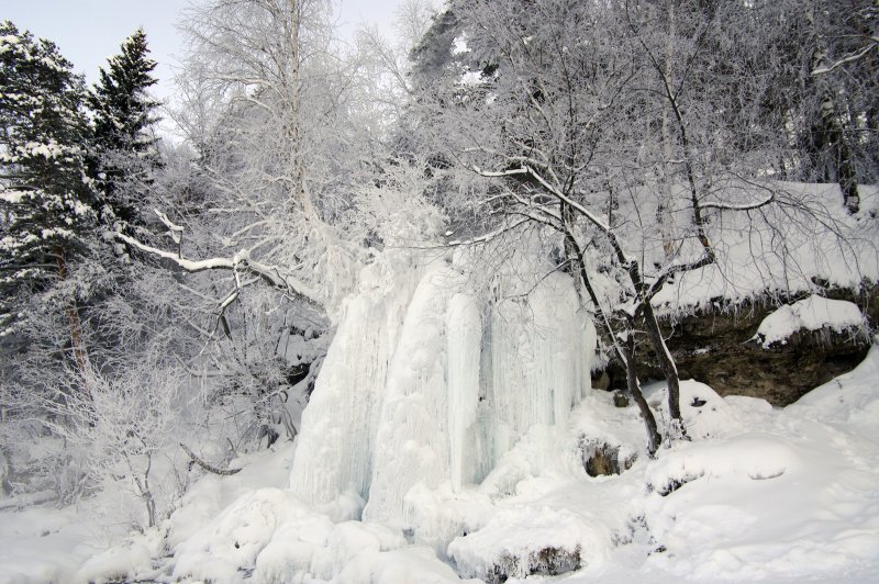 Водопад Плакун на р. Сылве