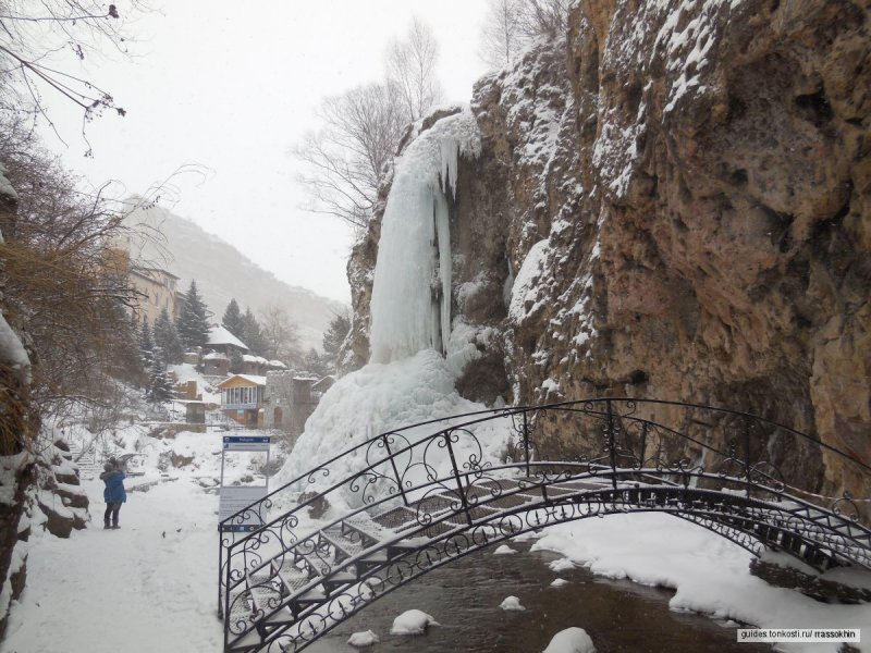 Кисловодск медовые водопады зимой