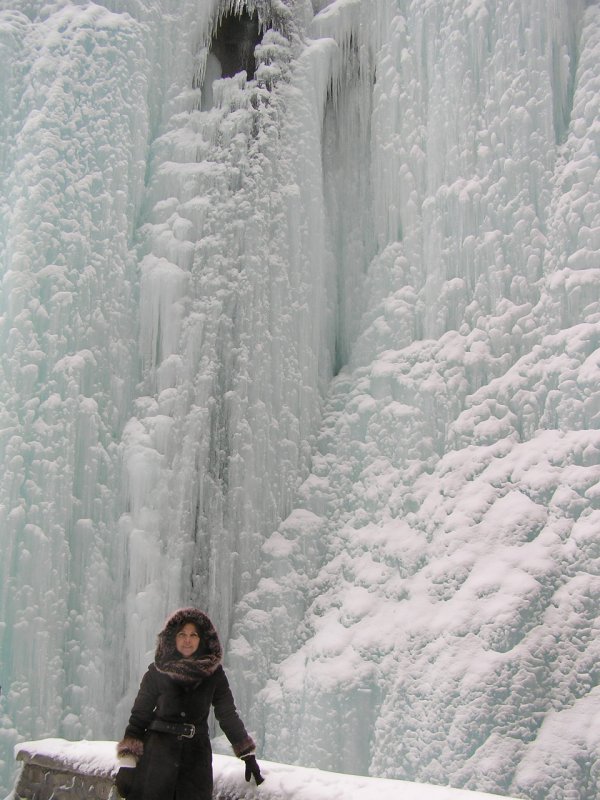Водопад жемчужный Анапа зимой
