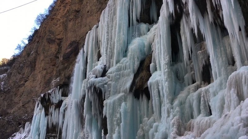 Ледяные водопады Кабардино-Балкария