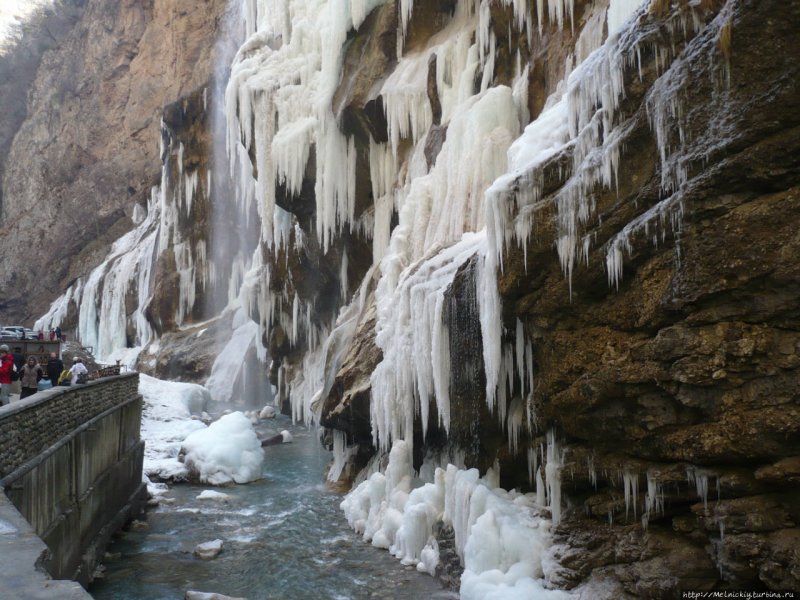 Чегемские водопады Кабардино-Балкария. Сейчас