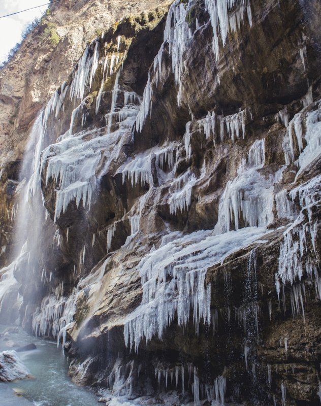 Водопад Чегемское ущелье Кабардино-Балкария