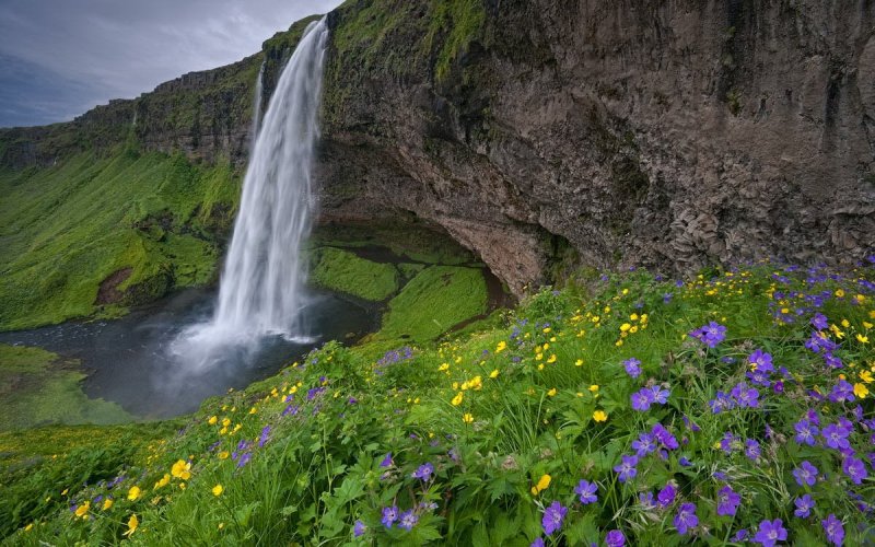 Исландия природа летом