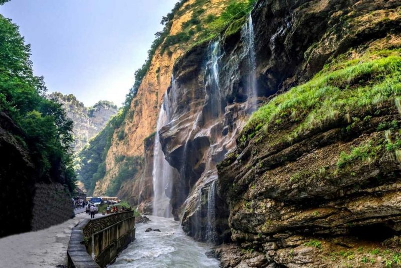 Чегемские водопады Кабардино-Балкария гостиница