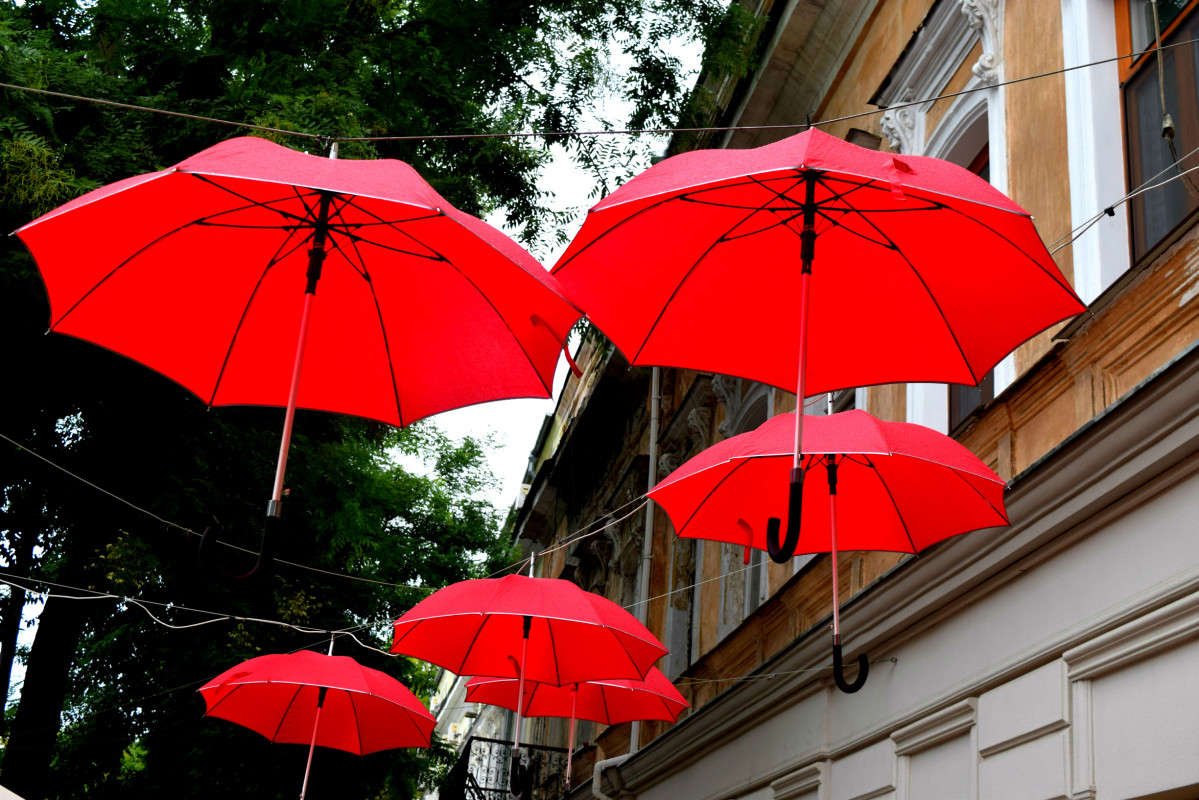 Поющие зонтики. Разноцветные зонтики. Красивые зонтики. Красивый зонт. Красный зонт.