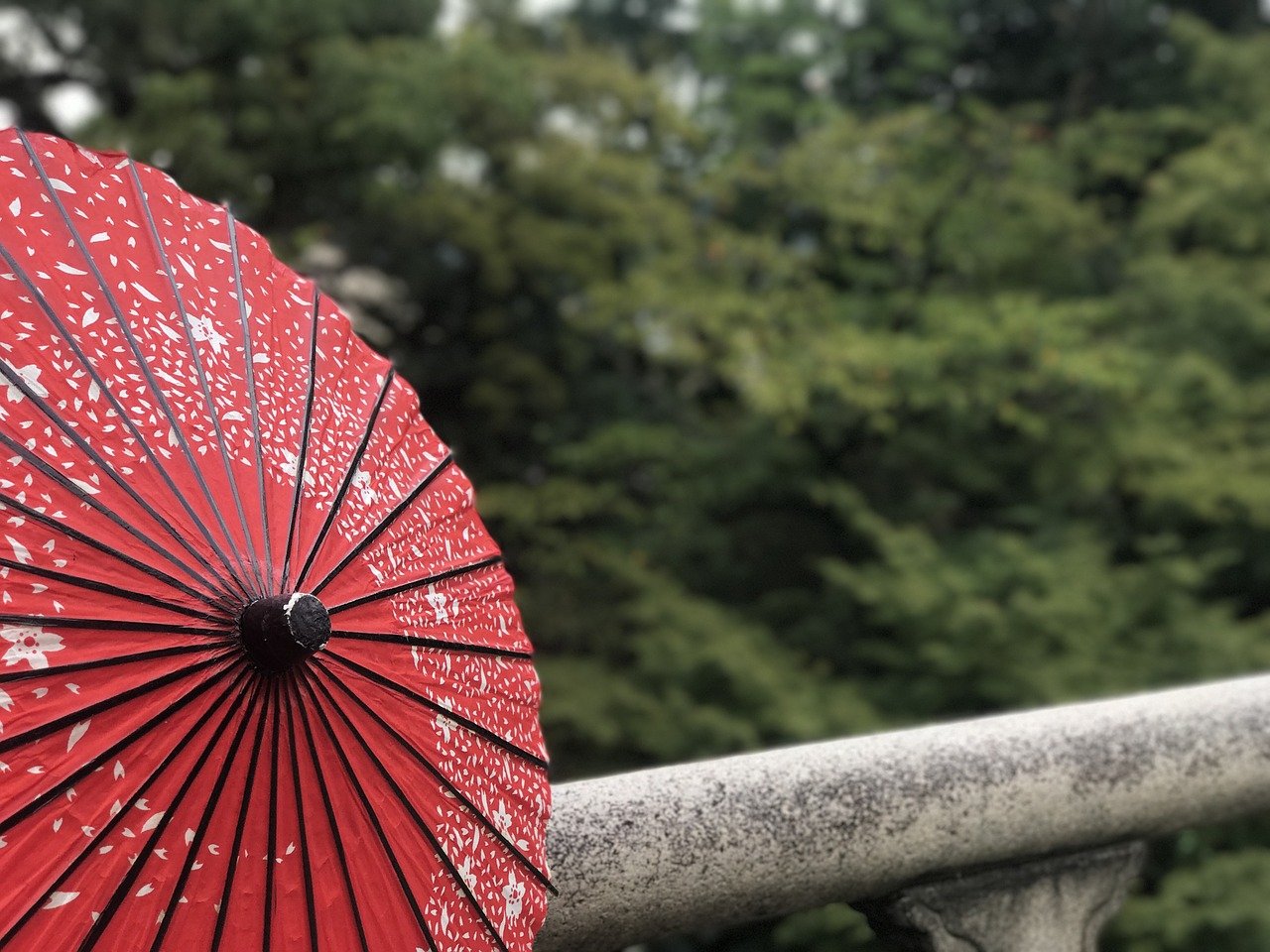 Японский зонтик Эстетика