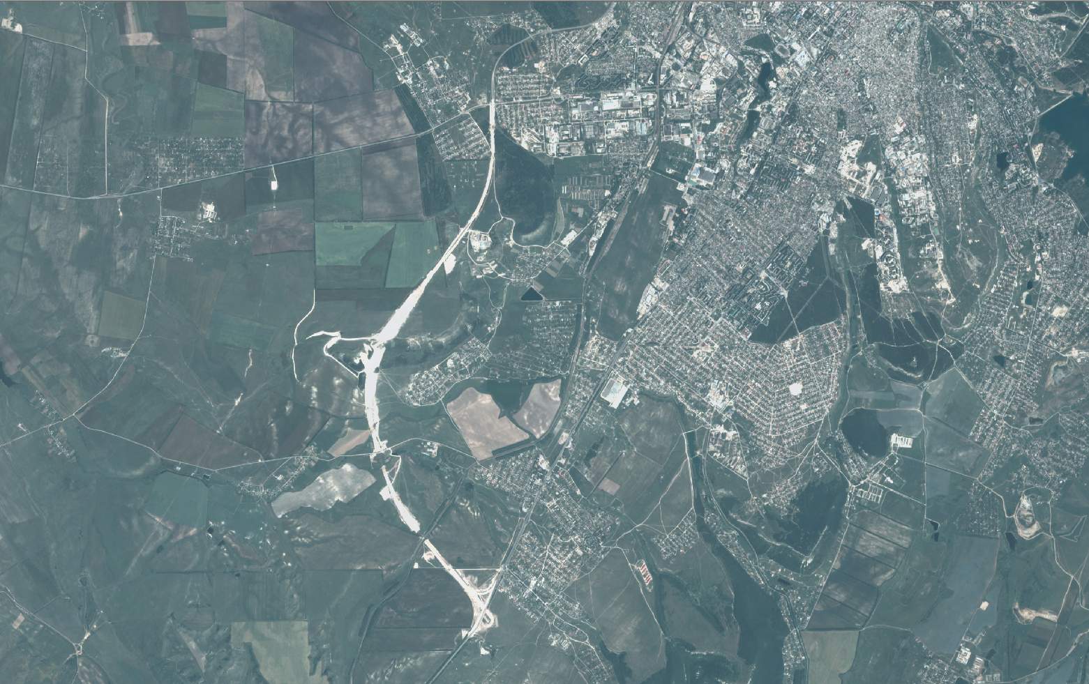 карта москвы фото со спутника