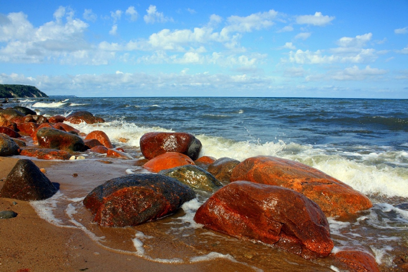 Янтарь в балтийском море
