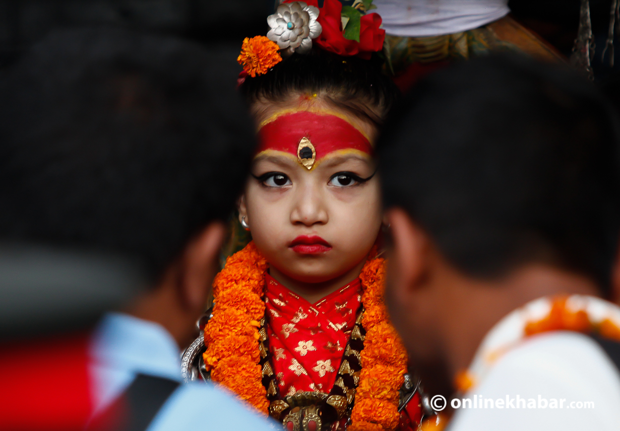 Принцесса непала. Кумари. Принцессы девочки в Непале.