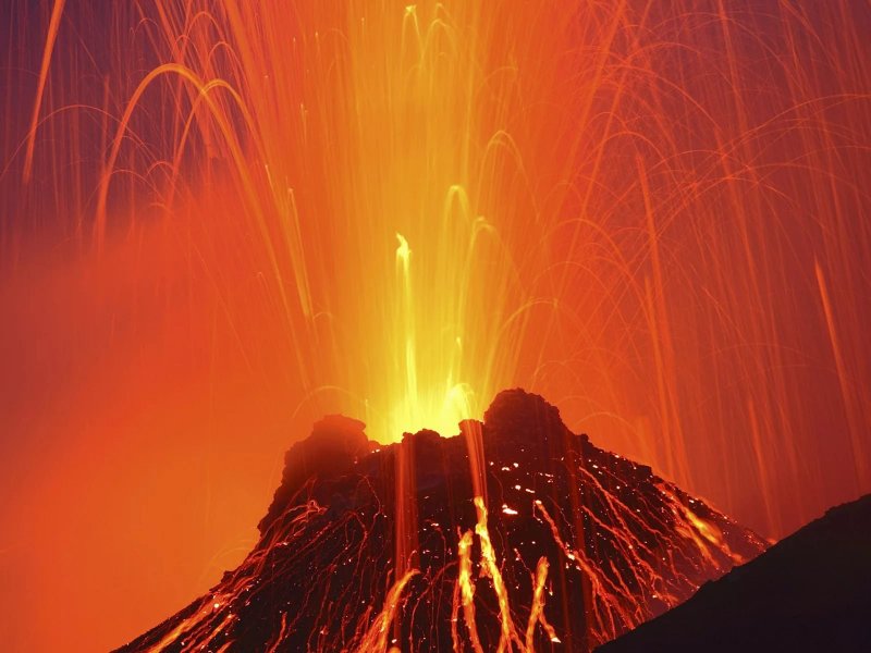 Пик Данте извержение вулкана