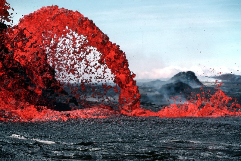 Извержение вулкана Килауэа 1969