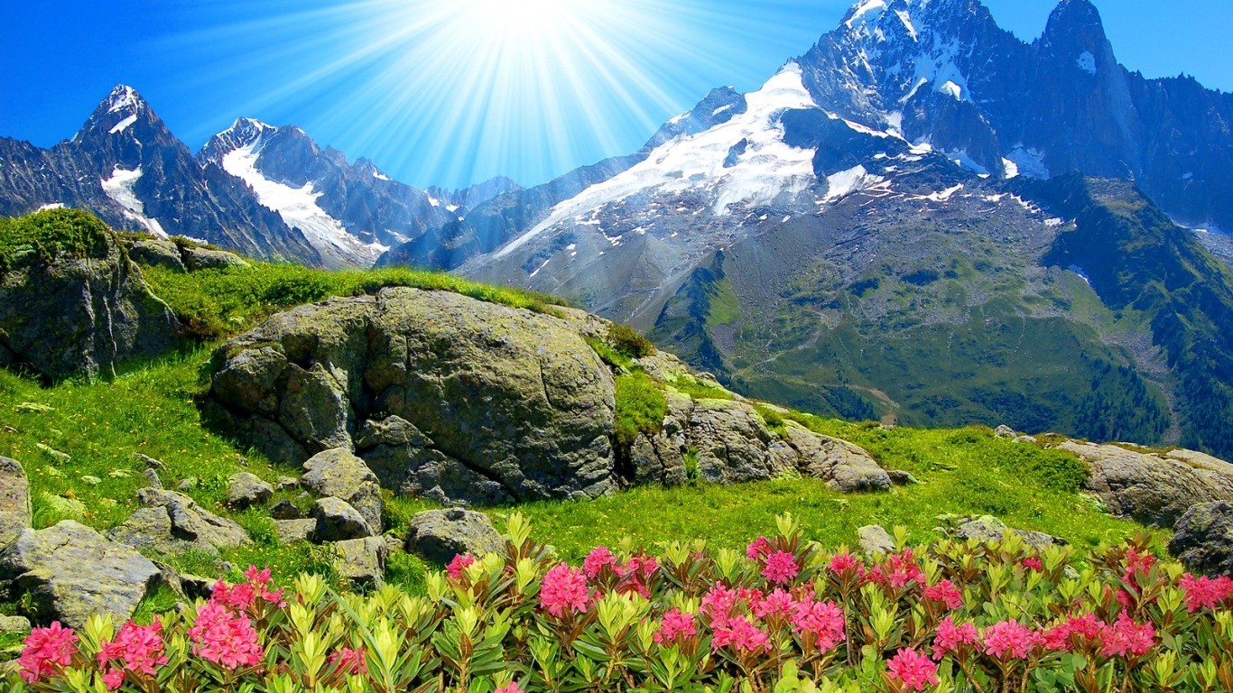 пейзажи природы фото горы
