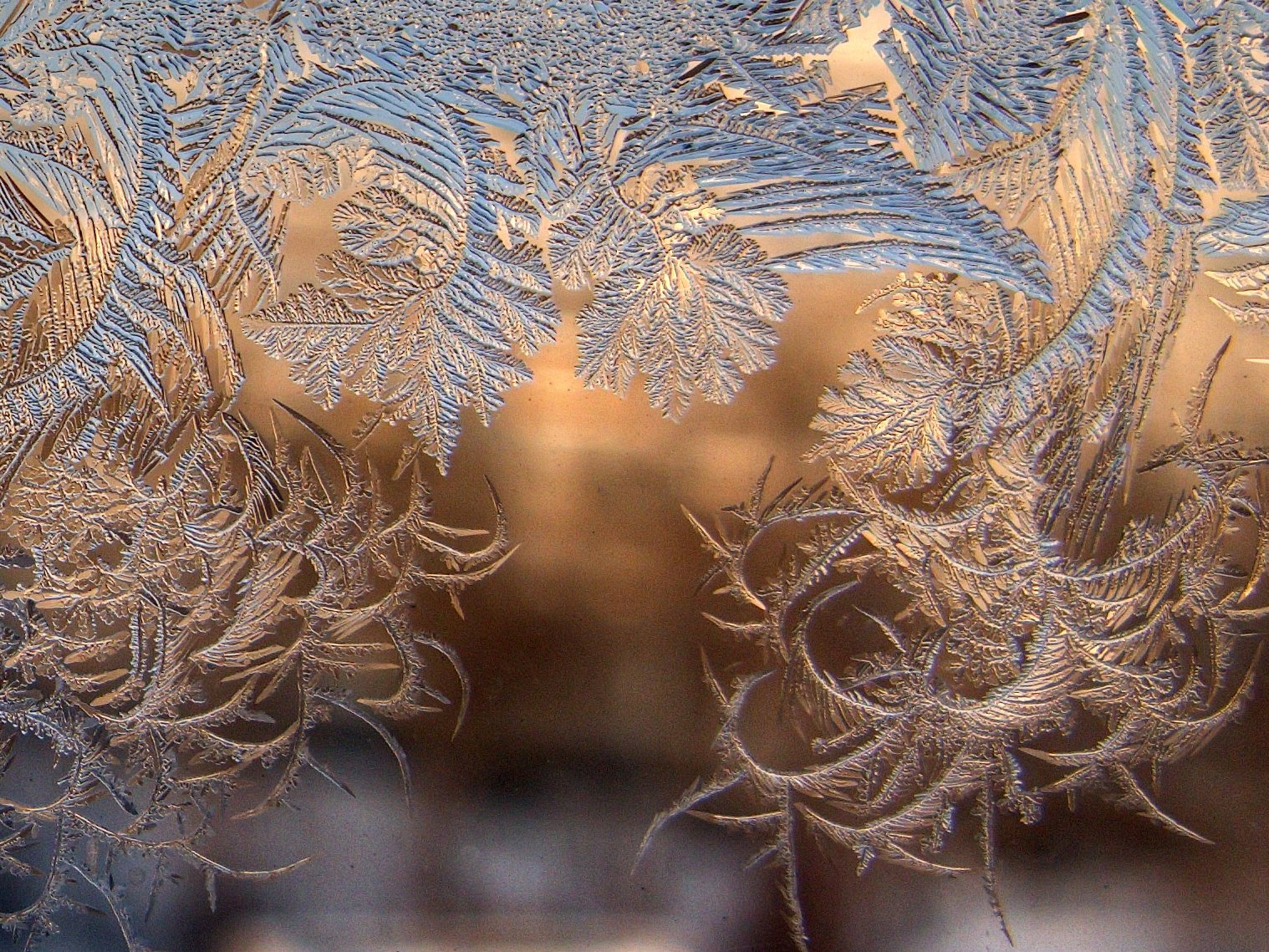 Узоры на окне зимой (56 фото) .