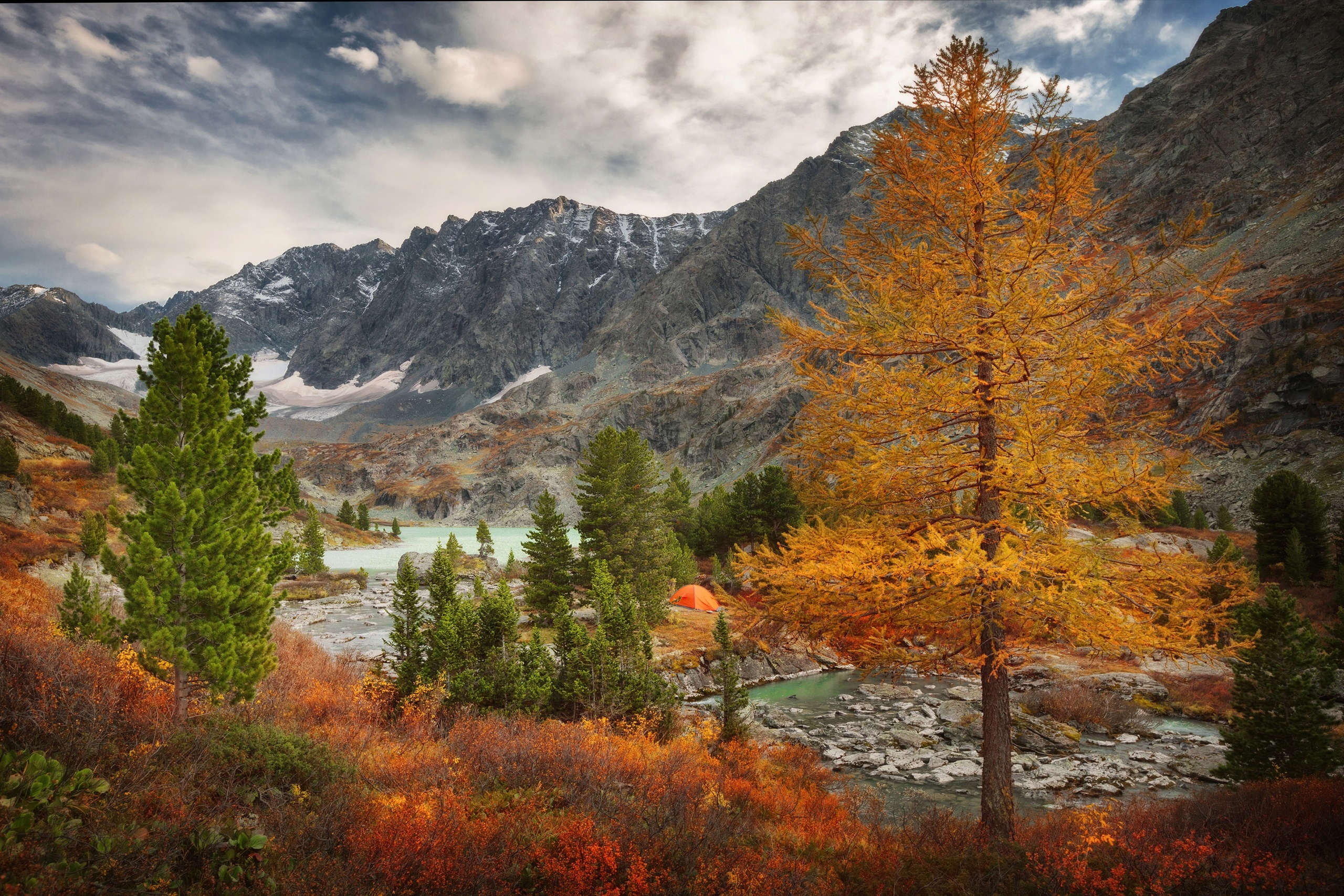 горный алтай осенью фото без фотошопа