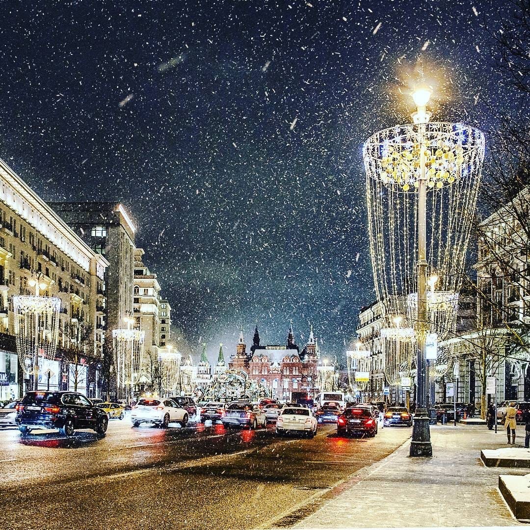 новый года в городе москва