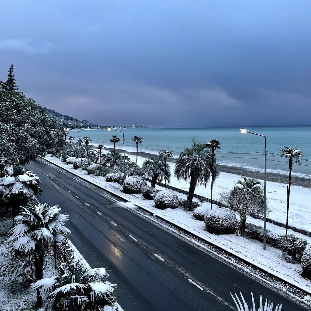 Абхазия Зимой