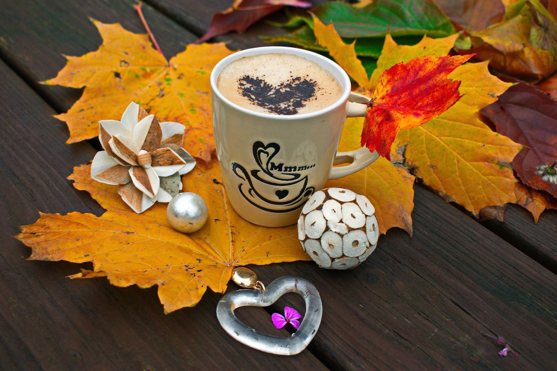 осень и кофе картинки на телефон красивые