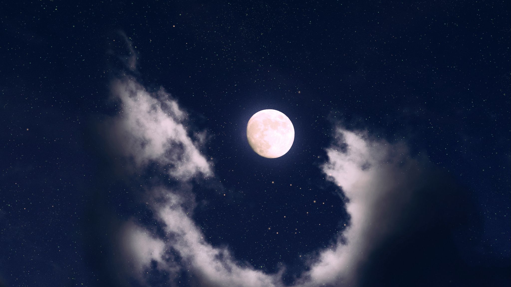 луна на небе картинки