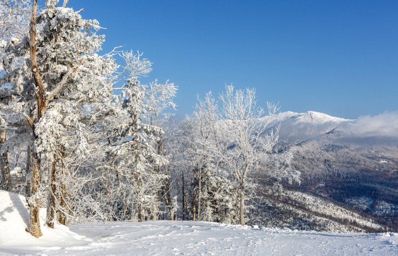 Южно Сахалинск природа зима