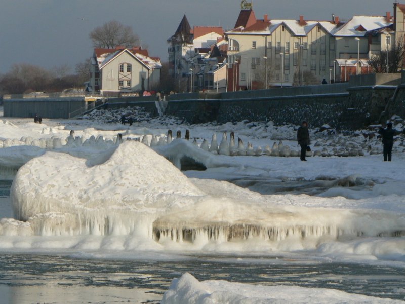 Зеленоградск Калининград зима