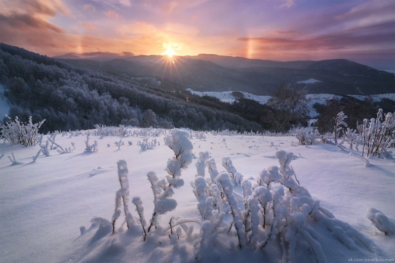 Белокуриха Алтай зима