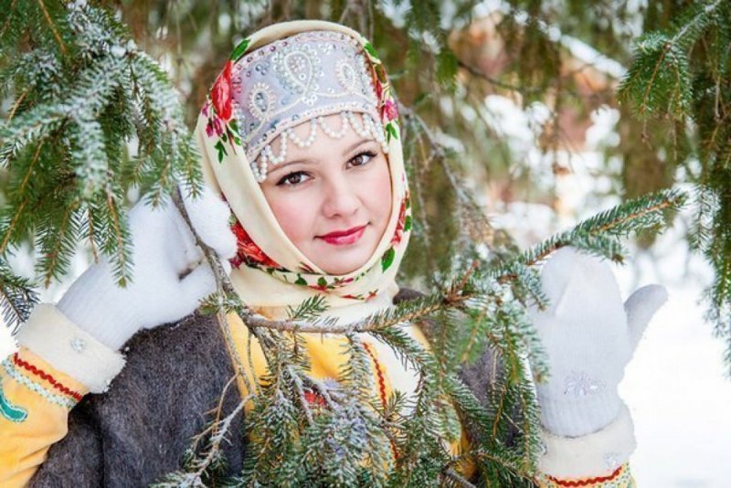 Русская красавица зима