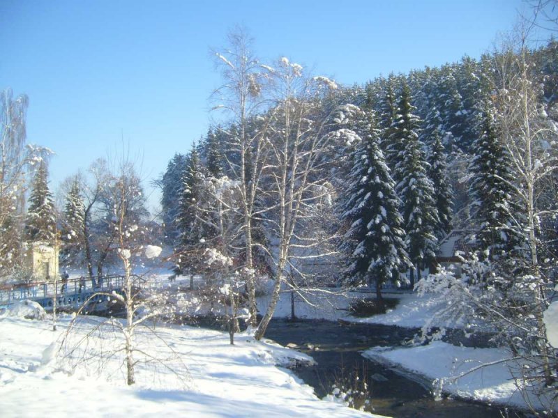 Республика Алтай Белокуриха зимой