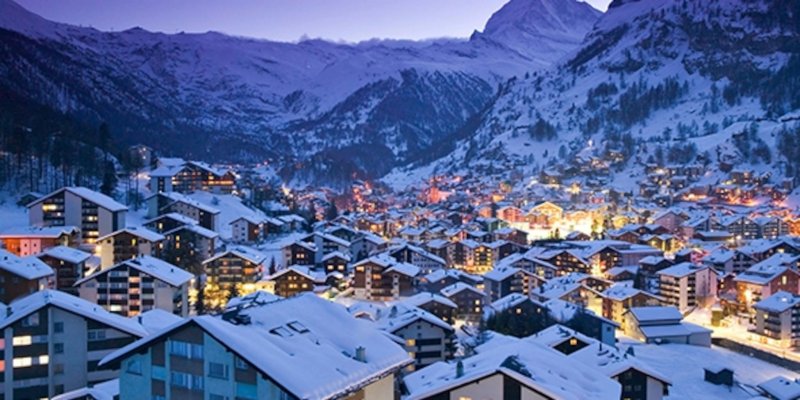 Zermatt Швейцария курорт