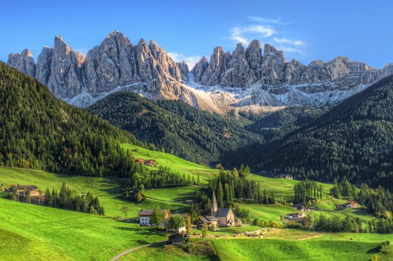 Доломитовые Альпы горы Италии