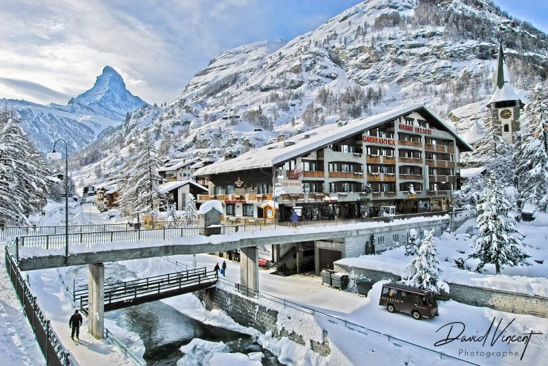 Zermatt Швейцария курорт