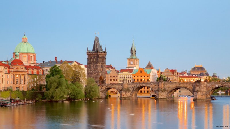 Прага в цветах