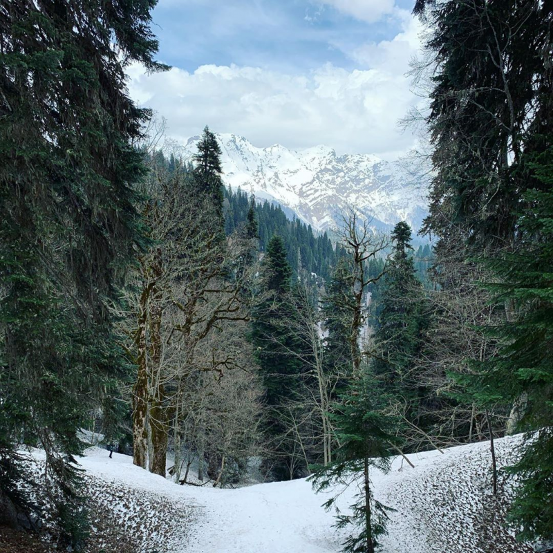 Абхазия Рица зима