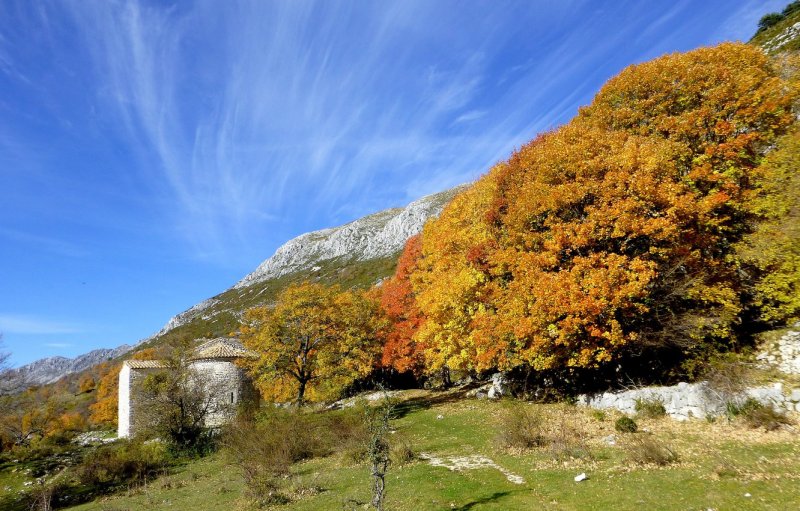 Осень Франция горы