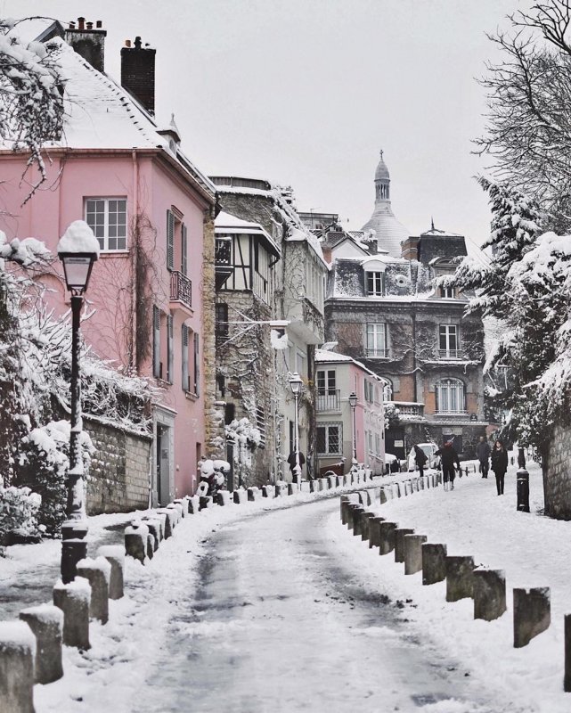 Зимняя Бретань Франция
