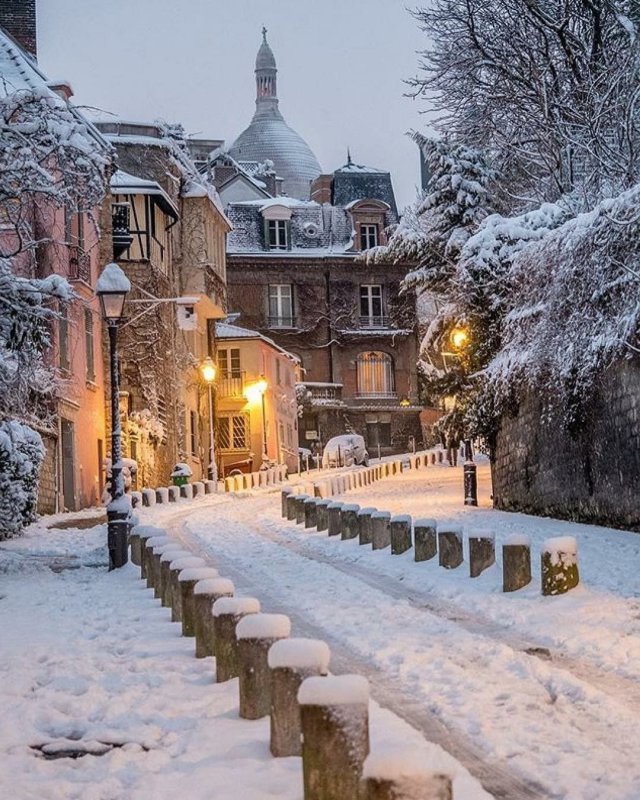 Мец Франция зима