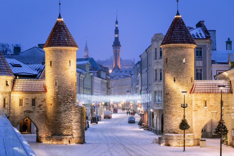 Эстония Таллин зимой