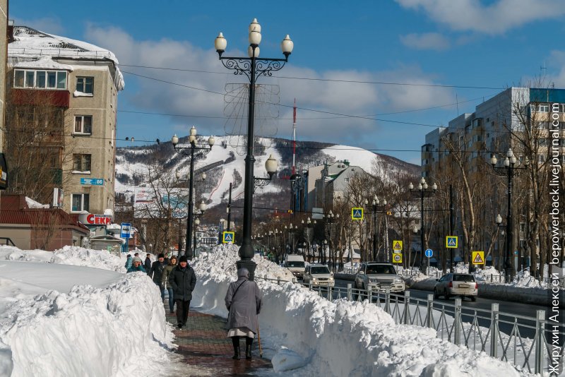 Южно-Сахалинск зима