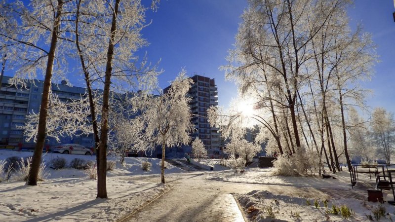Ангара зимой Усть Илимск