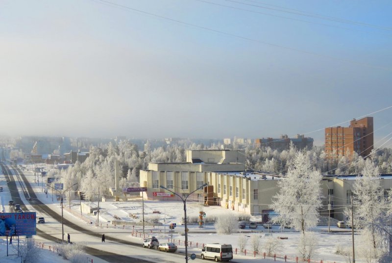 Усть-Илимск зима
