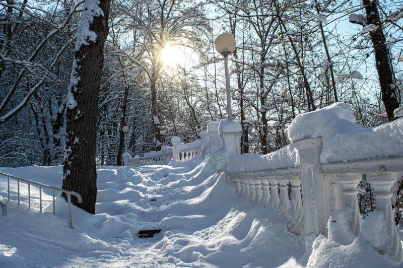 Горячий ключ Краснодарский край зимой