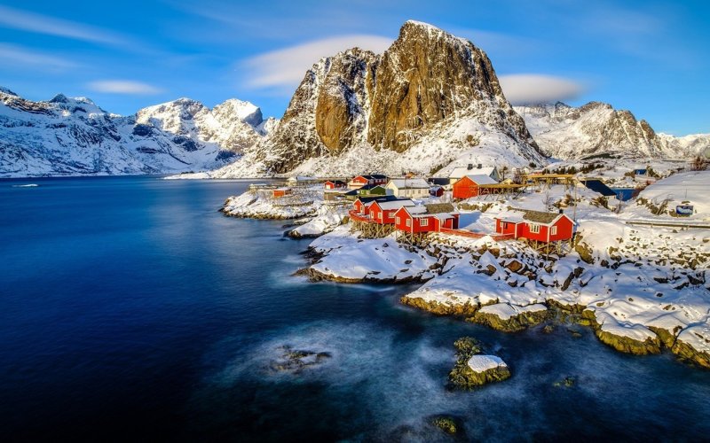 Зимние пейзажи Норвегии