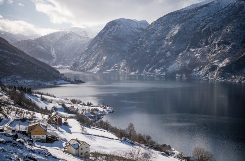 Природа Скандинавии зимой