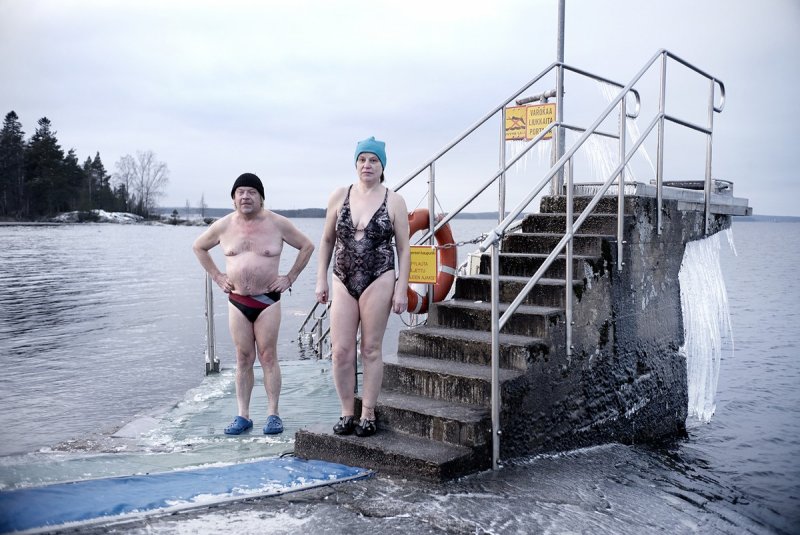 Зимнее купание в Германии