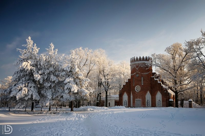 Александровский парк Пушкин зимой