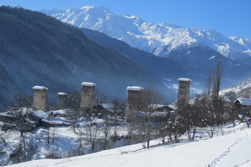 Грузия снежный Тбилиси