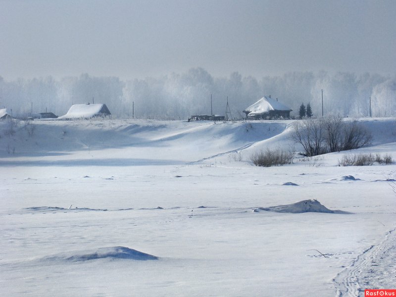 Зимний пейзаж Волги
