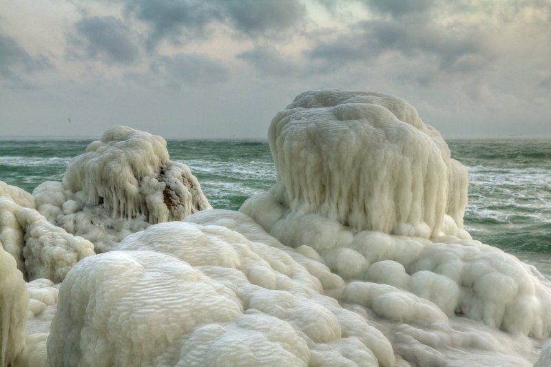 Черное море замерзло Одесса